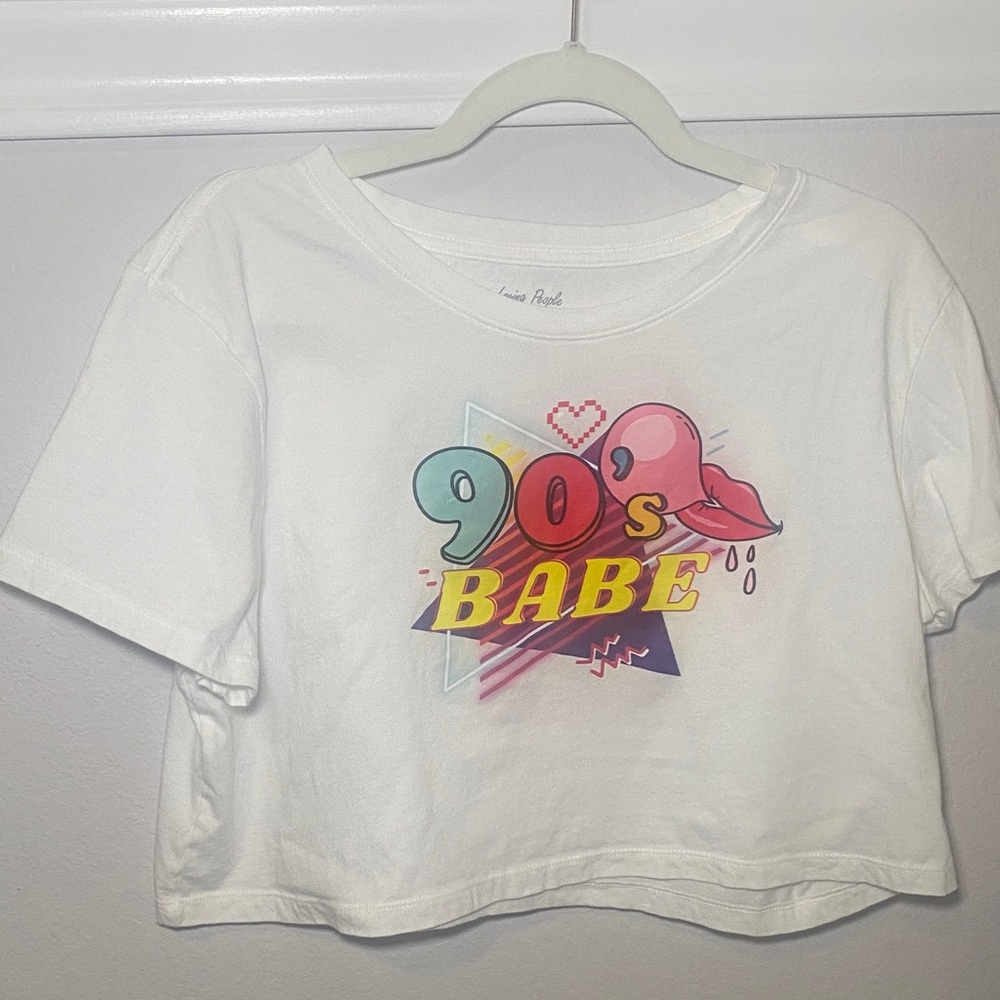 90's Babe Graphic Cropped T-Shirt